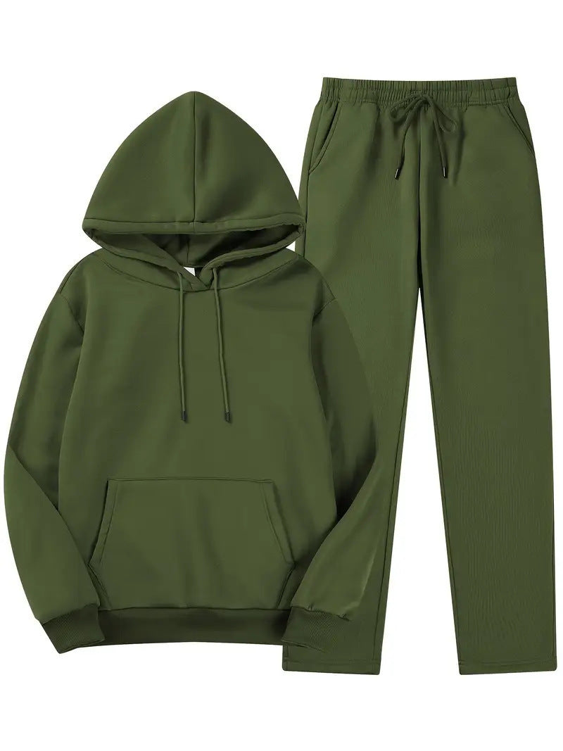 Damen Hoodie- und Jogginghose-Set Fudus