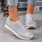 Damen Sneakers Mit Funkelndem Glitzerdesign Und Rutschfester Sohle