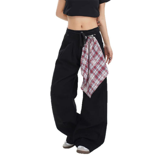 Damen lässige Cargo-Jeans mit weitem Schnitt und bewährtem Design Fudus