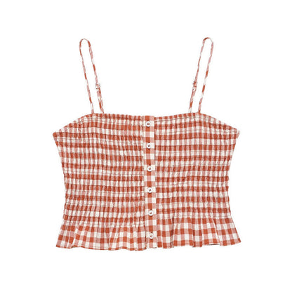 Fudus | Karierter Sexy Check Top Rock Set