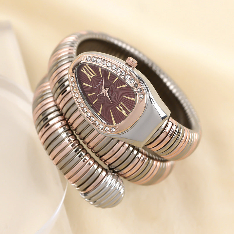 Fudus | Schlangenuhr Mit Quarzbewegung Und Persönlichem Armband