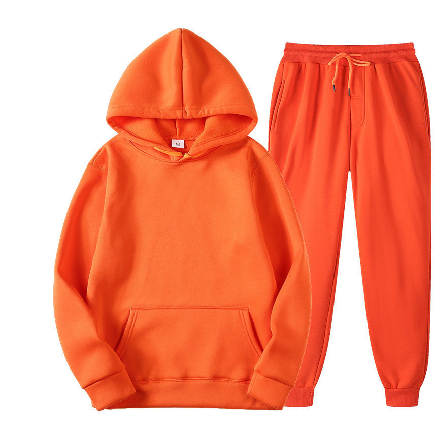 Damen Kapuzensweatshirt- und Jogginghose-Set Fudus
