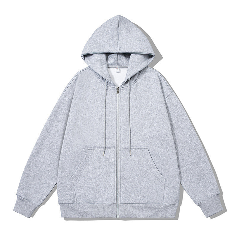 Damen Lässige Hoodie mit Hohem Kragen & Seitentaschen