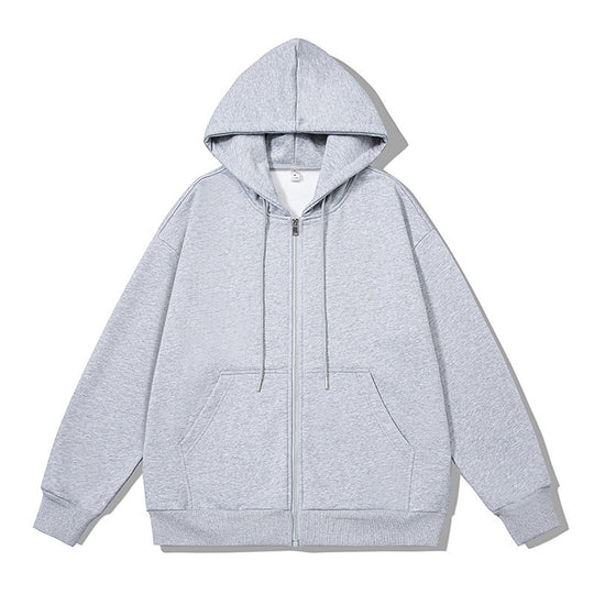 Damen Lässige Hoodie mit Hohem Kragen & Seitentaschen