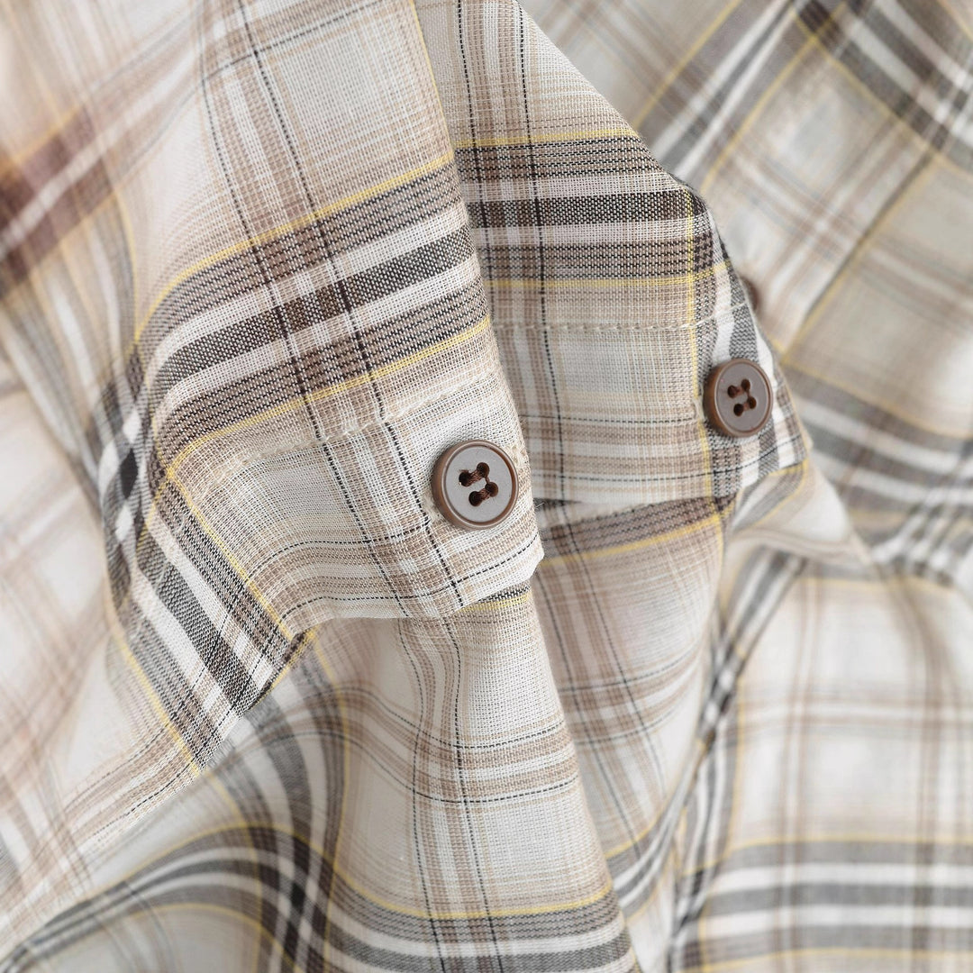 Damen lässige Karohemdbluse Fudus