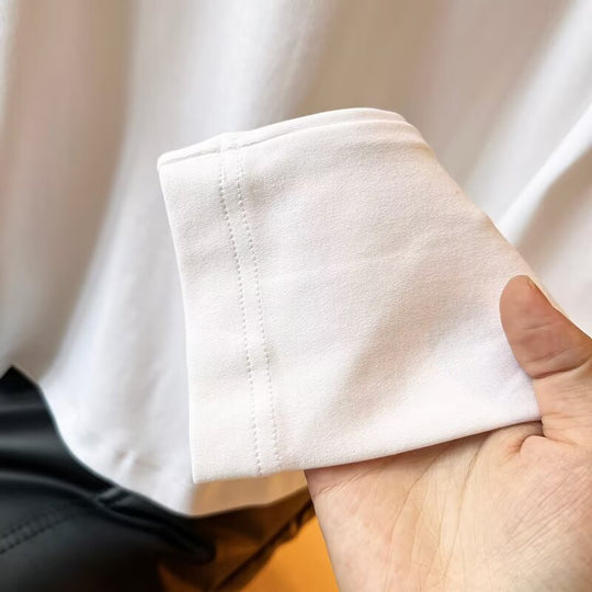 Damen Langarmshirt aus atmungsaktivem Baumwollmix mit modernem Schnitt Fudus