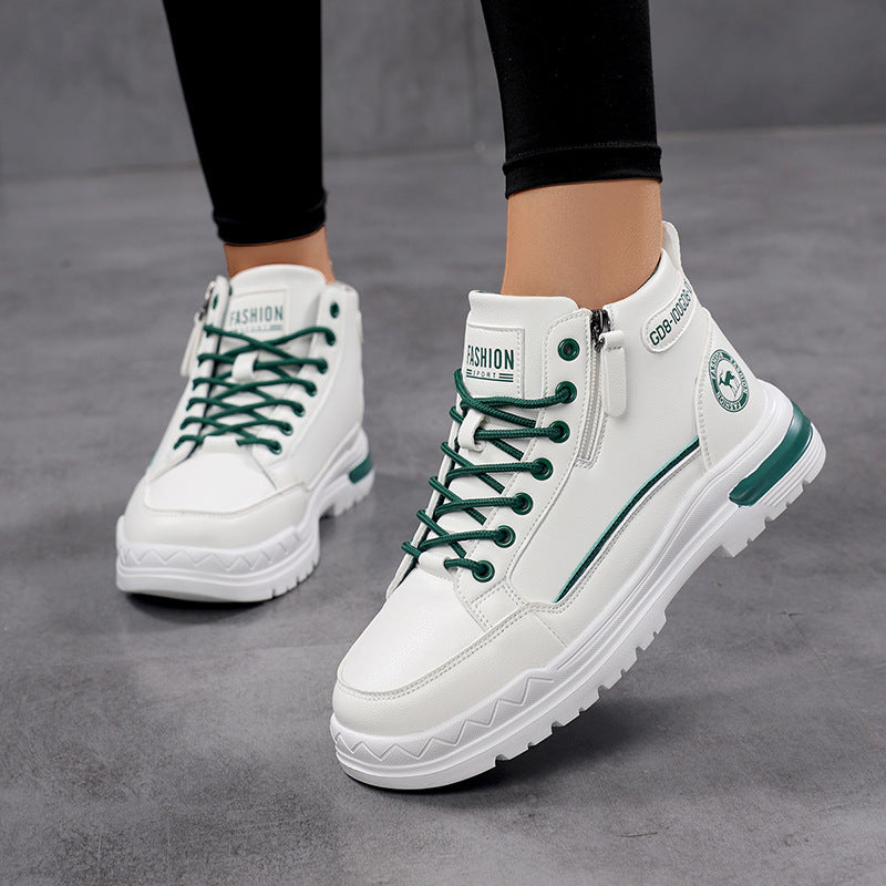 Damen Sportliche High-Top Boots Fudus