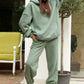 Damen Lässiges und bequemes Sweat-Set mit Kapuze Fudus