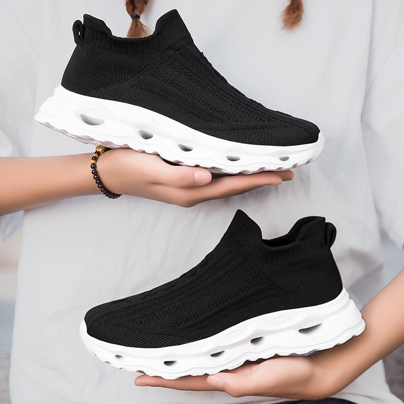 Damen Hochleistungs-Laufsneaker mit flexiblem Strick-Obermaterial und innovativem Dämpfungssystem Fudus