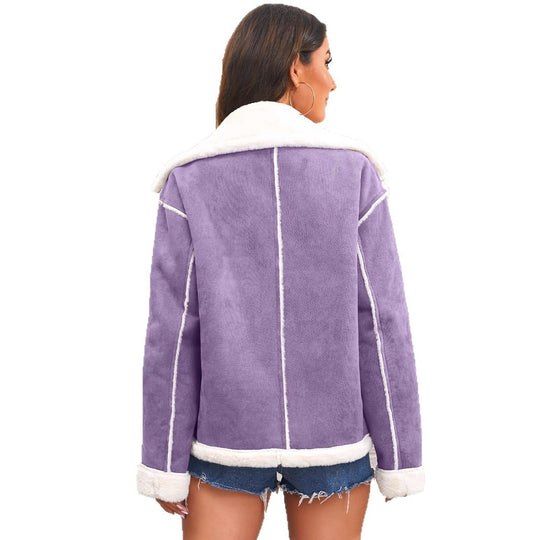 Damen Kuschelige Schaffelljacke Fudus