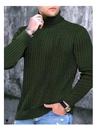 Herren Rollkragenpullover aus komfortabler Strickqualität Fudus