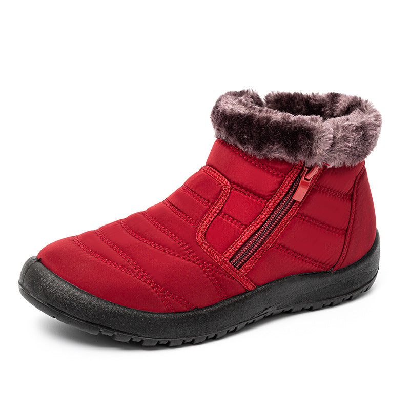 Damen Isolierte Winterboots mit rutschfester Sohle und praktischen Reißverschluss Fudus