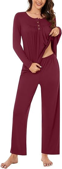 Damen Schlafanzug Set Fudus