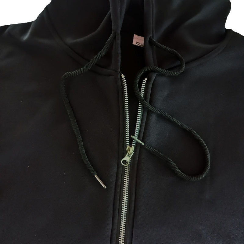 Damen Lässige Hoodie mit Hohem Kragen & Seitentaschen