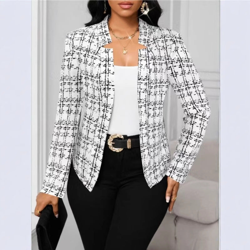 Damen Raffinierte Business Blazerjacke