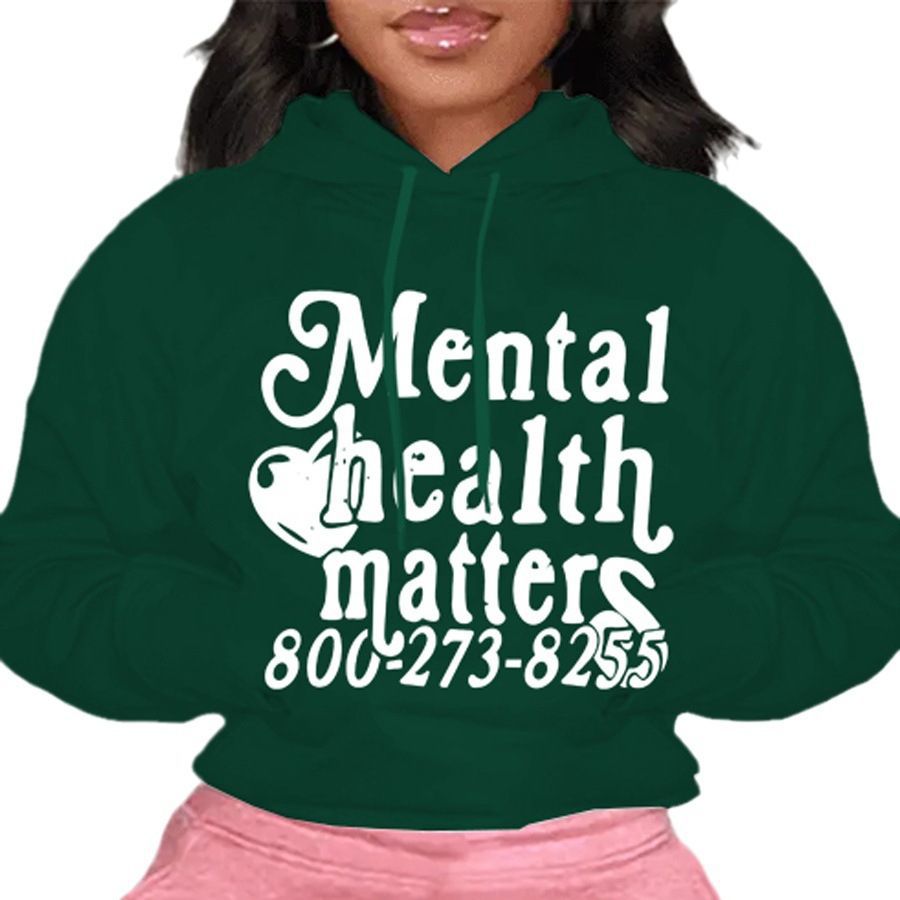 Damen Kapuzenpullover mit inspirierendem Aufdruck Fudus