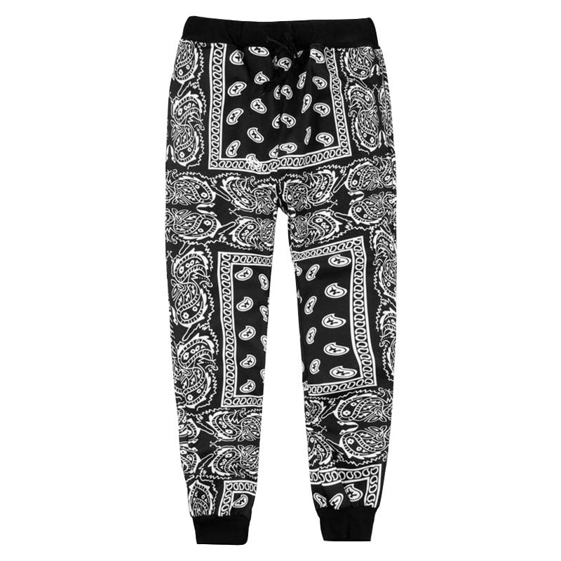 Damen Jogginghose mit modischem Paisleymuster Fudus
