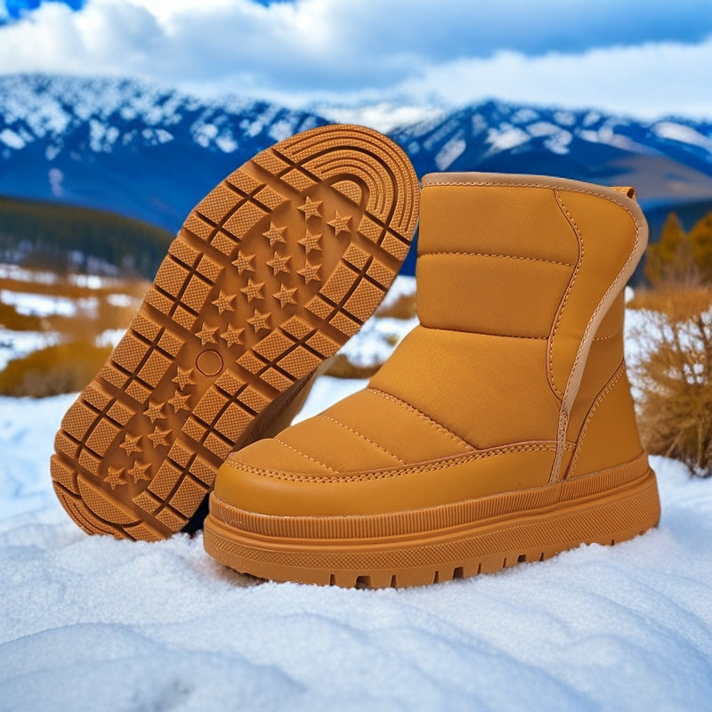 Damen Isolierte Winterstiefel mit rutschfester Sohle Fudus