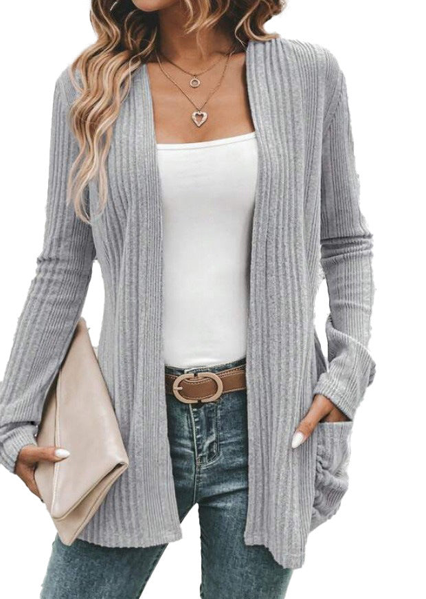 Damen lässige Strickjacke Fudus