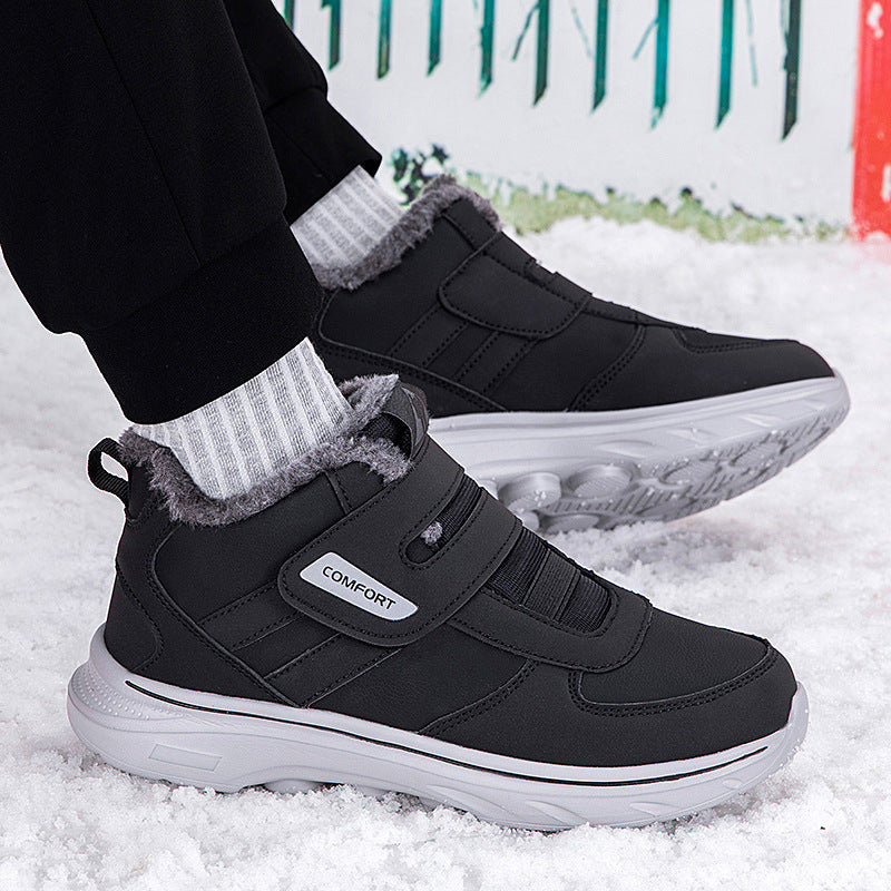 Damen isolierte Winter-Sneaker mit praktischem Klettverschluss und weichem Innenfutter Fudus