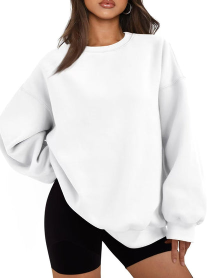 Damen lässiger Oversized Pulli Fudus