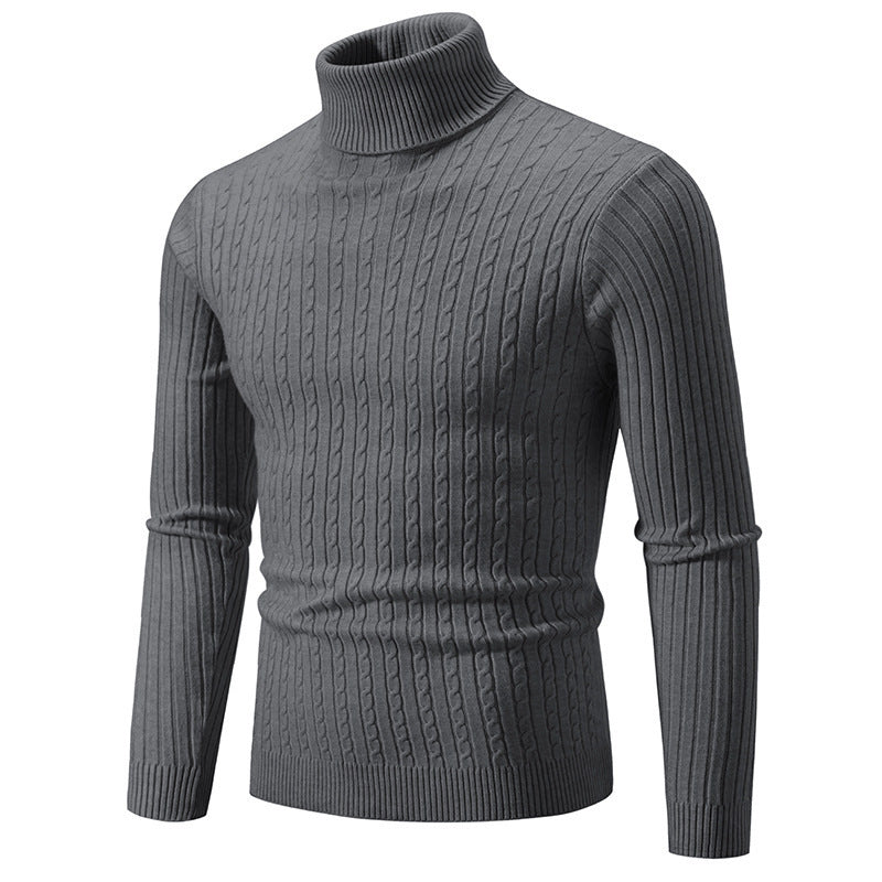 Herren Rollkragenpullover aus komfortabler Strickqualität Fudus