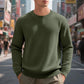 Herren warmer Pullover mit strukturiertem Gewebe und Rundhalsausschnitt Fudus