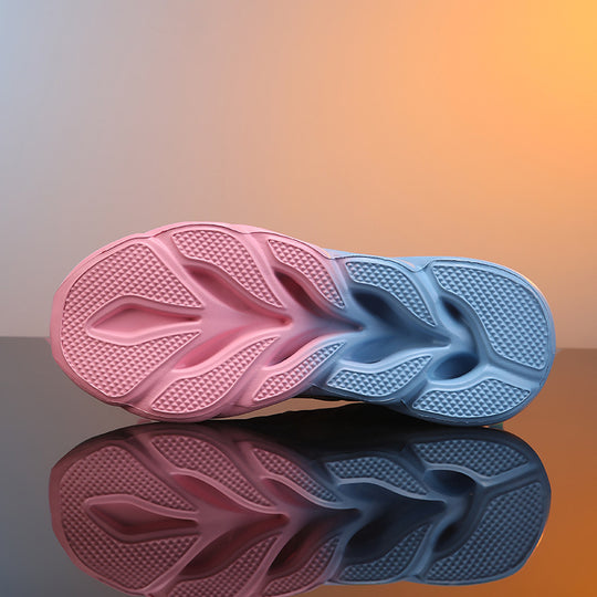 Damen Hohe Performance Sneaker mit einzigartigem Flammenmuster Fudus