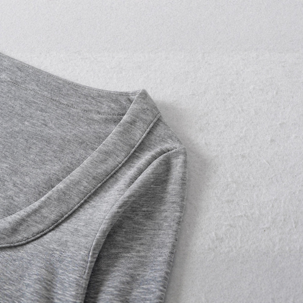 Damen Langärmliges Oberteil mit weitem Rundhals Fudus