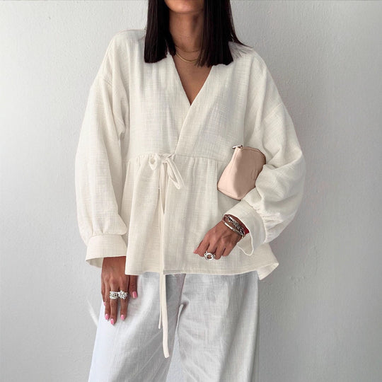 Damen lässige Bluse Fudus