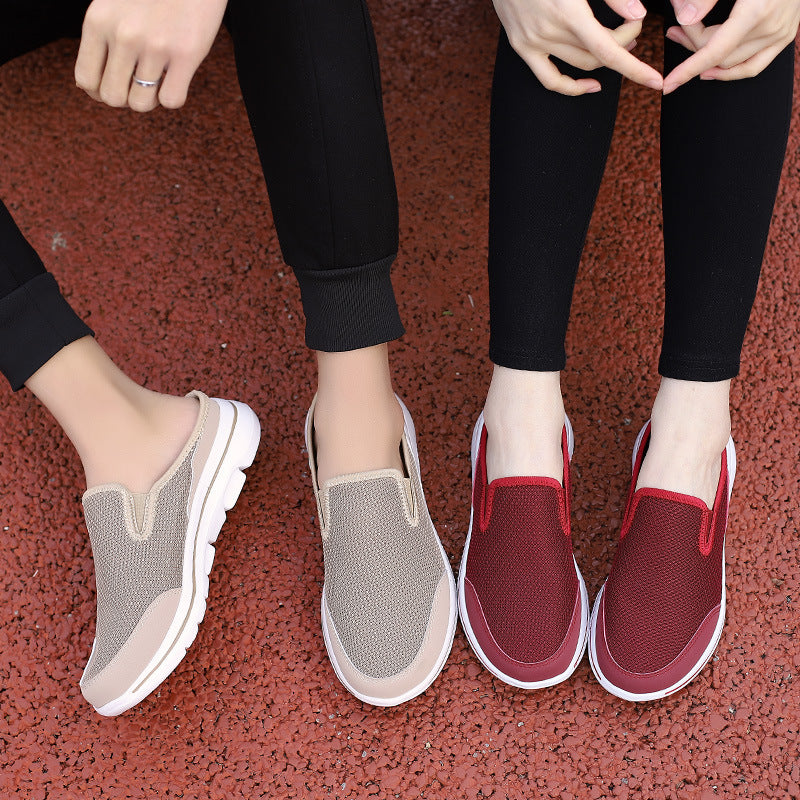 Damen Komfortable Slip-On Freizeitschuhe Fudus