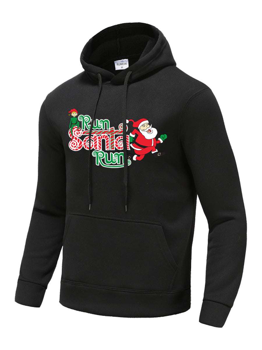 Damen Hoodie mit festlichem Santa-Motiv Fudus