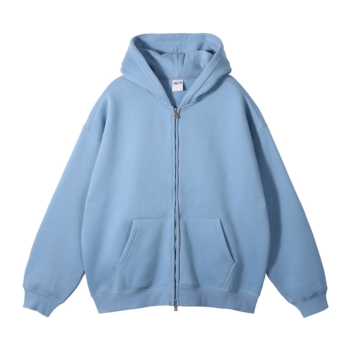 Damen Oversized Zip-Hoodie Fudus