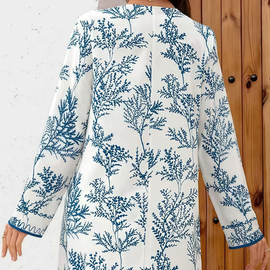Damen Kaftan mit filigranen Stickereien Fudus