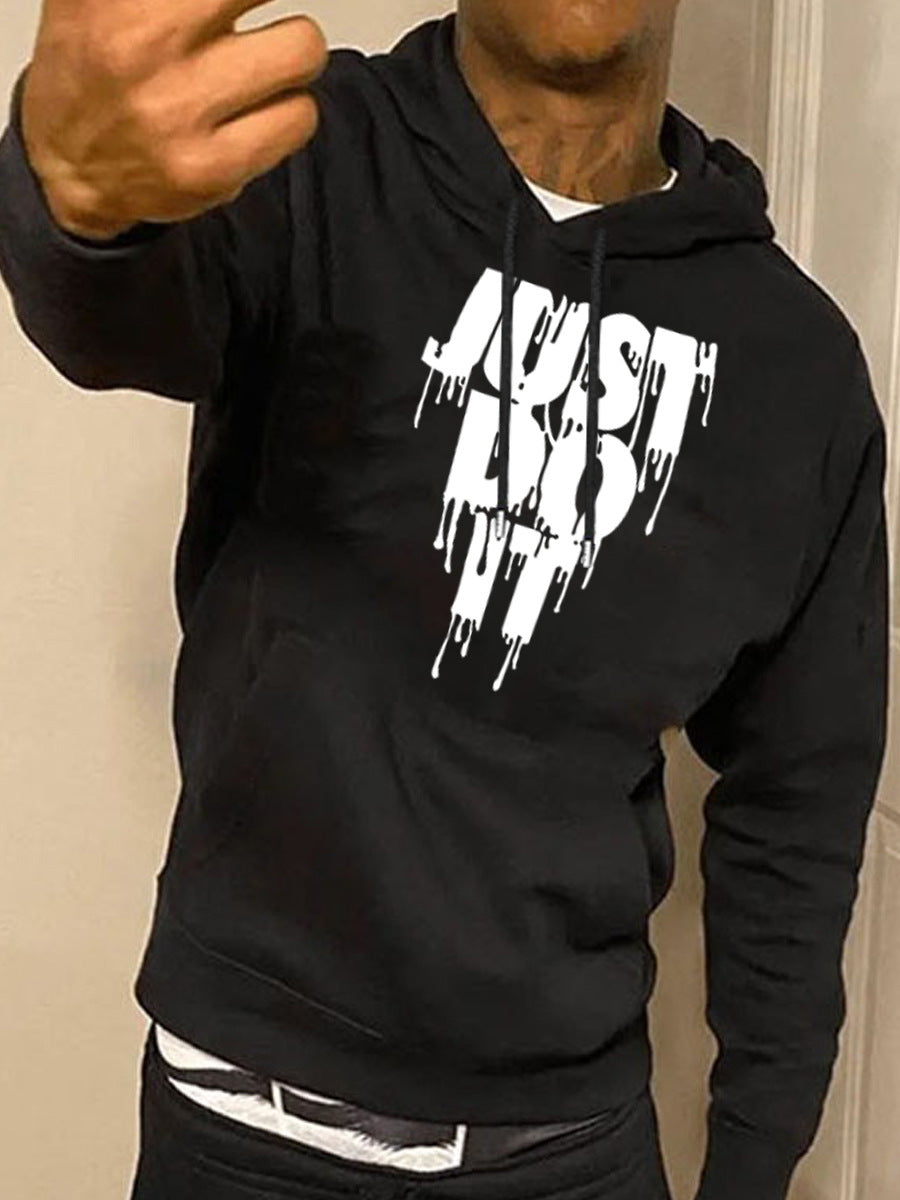 Damen Kapuzenpullover mit kreativen Graffiti-Druck Fudus