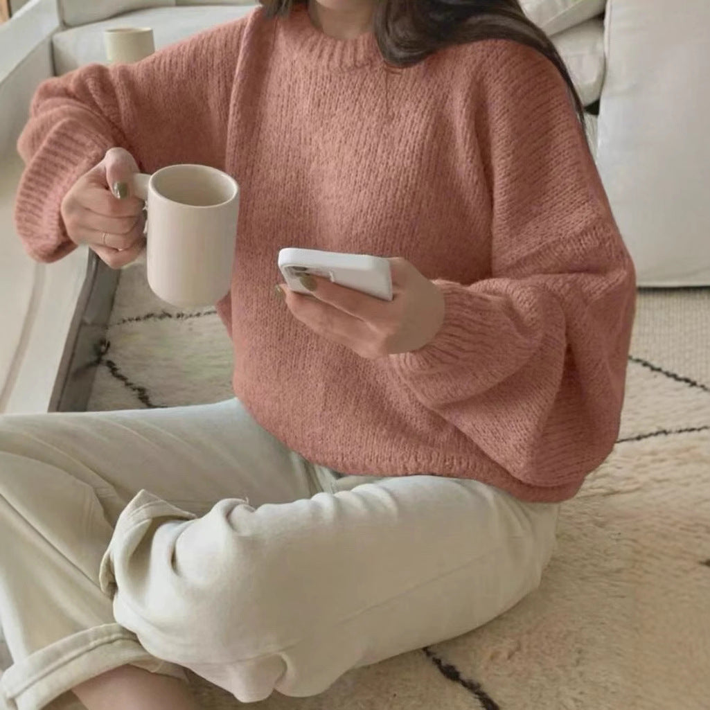 Damen kuscheliger oversized Pulli Fudus