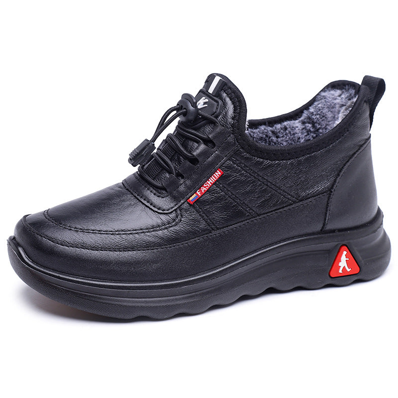 Damen Komfortable und warme Freizeit-Sneaker mit kuscheligem Innenfutter Fudus