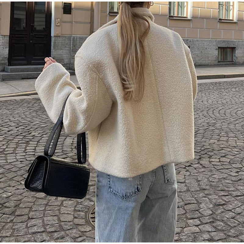 Damen Kuscheljacke im stylischen Oversized-Design Fudus