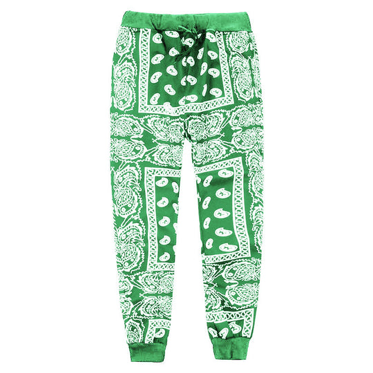 Damen Jogginghose mit modischem Paisleymuster Fudus