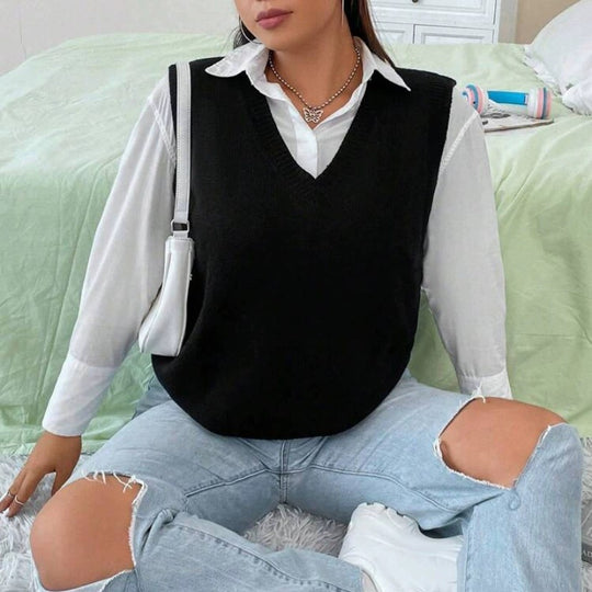 Damen Grobstrick Pullover