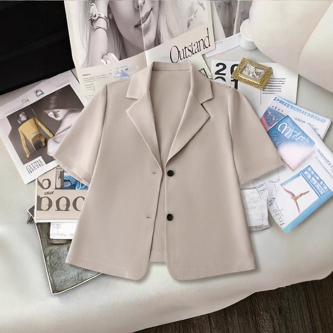 Damen Kurzarm Blazer mit modernem Schnitt