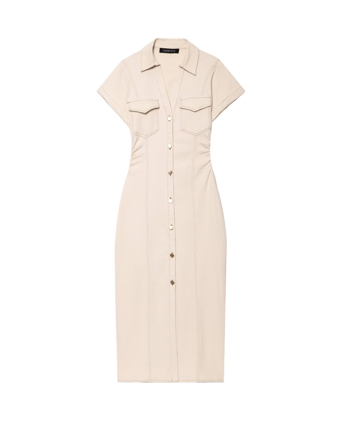 Hemdkleid Damen Utility Stylisch Vielseitig