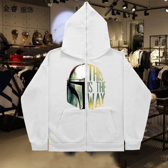 Damen Kapuzenjacke mit hochwertigem Grafikdesign und bequemen Taschen Fudus