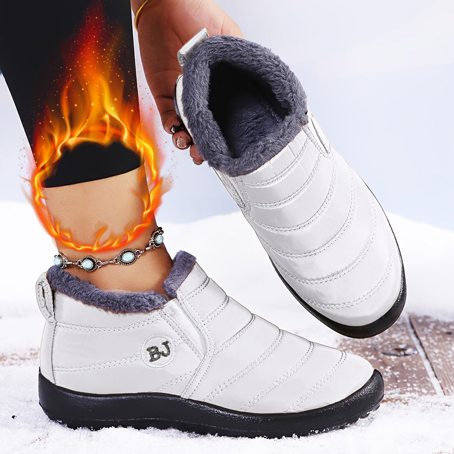 Damen Komfortable Winterboots mit kuscheligem Futter und rutschfester Sohle Fudus