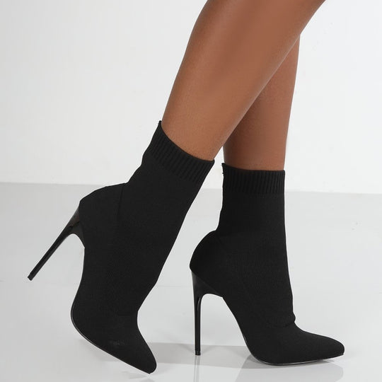 Damen High Heels mit enganliegendem Stricksohlen-Design Fudus