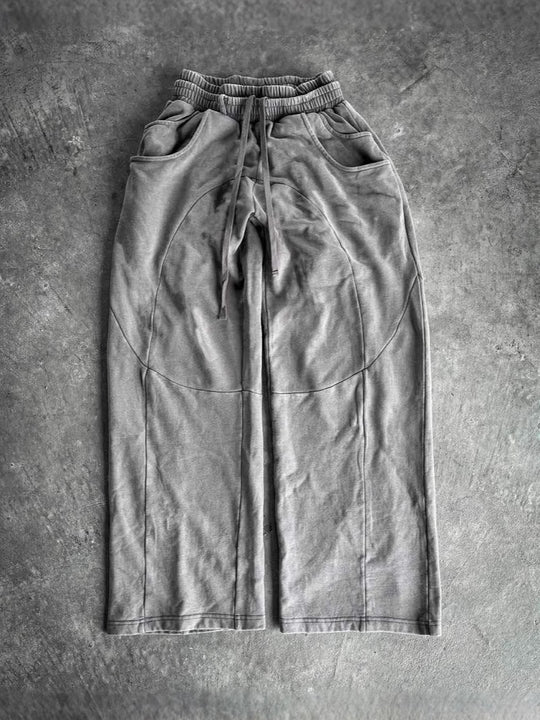 Damen lässige Freizeithosen mit elastischem Bund und praktischen Taschen Fudus