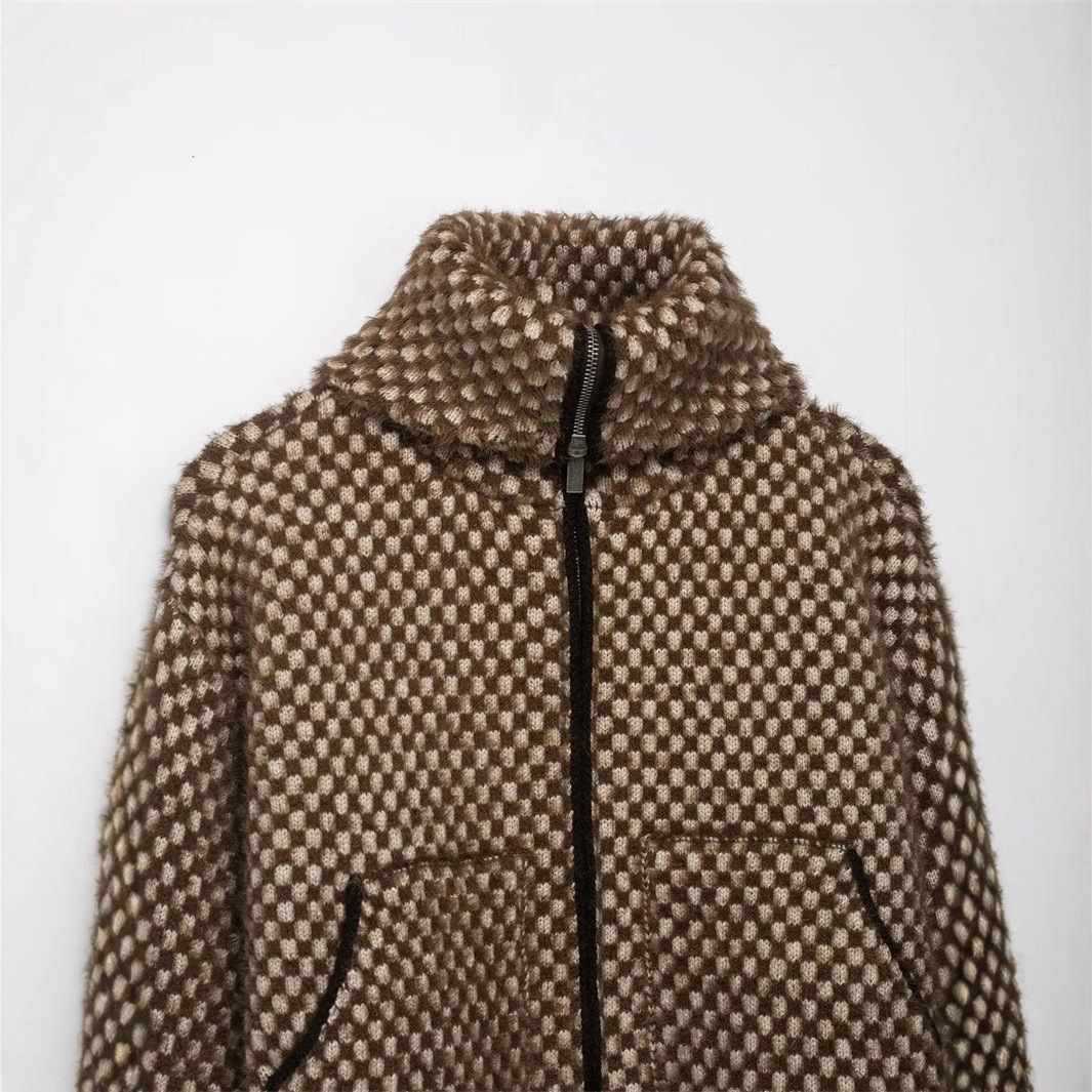 Damen lässige Steppjacke mit hohem Kragen und praktischen Taschen Fudus