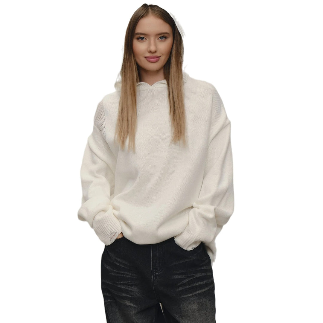 Damen Hoodie mit großzügigem Schnitt und trendigem Design Fudus