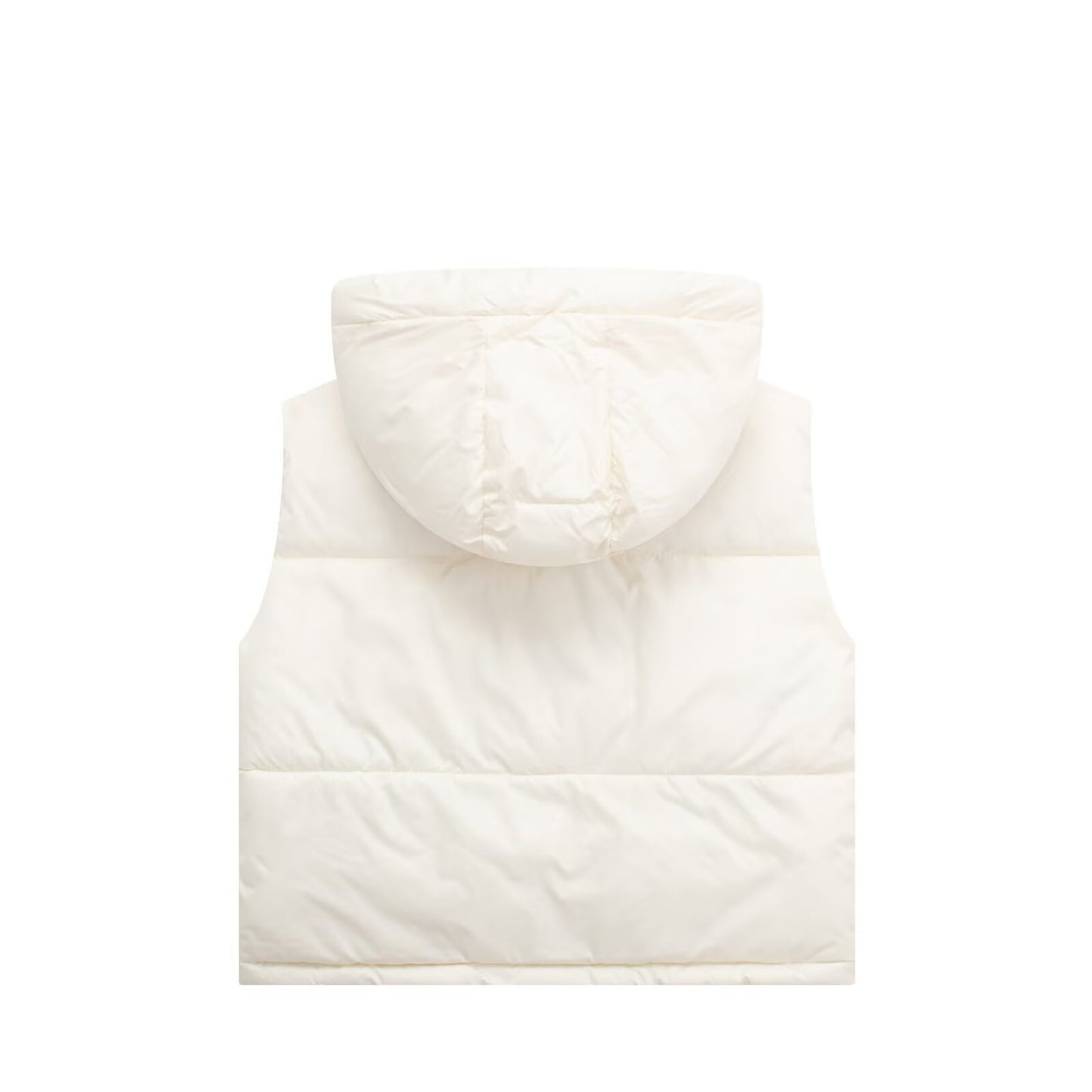 Damen gesteppte Freizeitweste mit Kapuze und Taschen Fudus