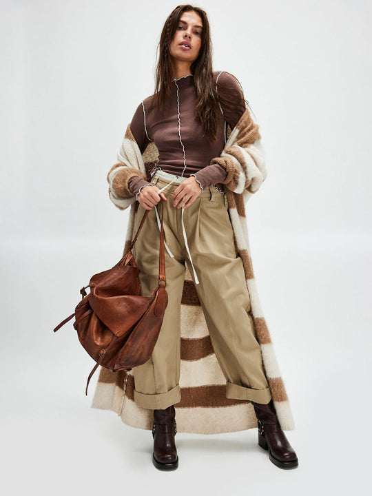 Damen Langarmshirt mit Rüschendetails Fudus